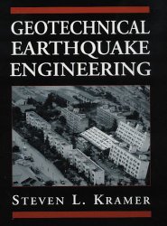 Book Cover: Geotechnical Earthquake Engineering by Steven L. Kramer