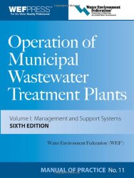 Book Cover: Operation of Municipal Wastewater Treatment Plants
